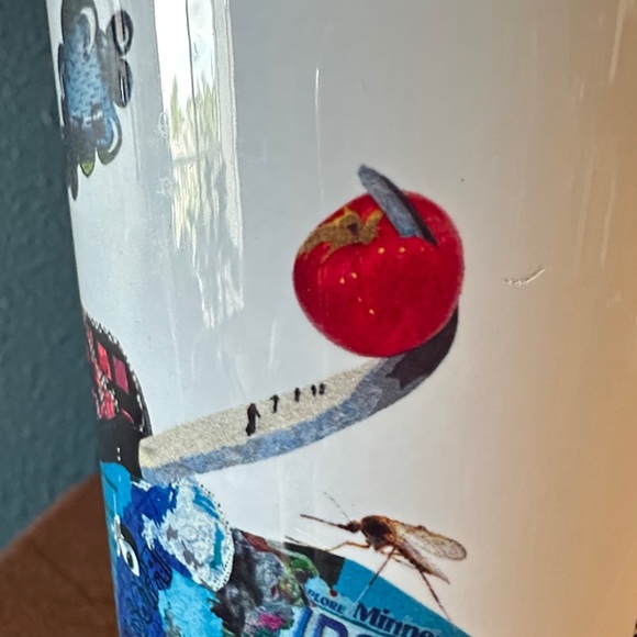 Rare MN 16 oz Glass with Colorful MN Graphics - Picture 6 of 9